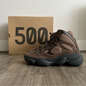 YEEZY • 500 High Taupe Black Sneaker Boot